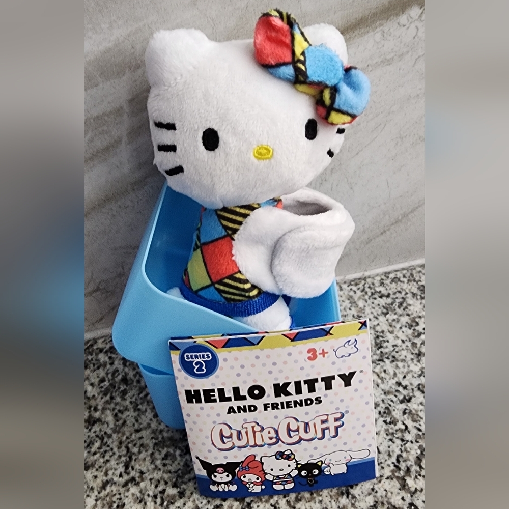 Open Box Sanrio Hello Kitty & Friends S2 Cutie Cuffs Hello Kitty Plush Bracelet